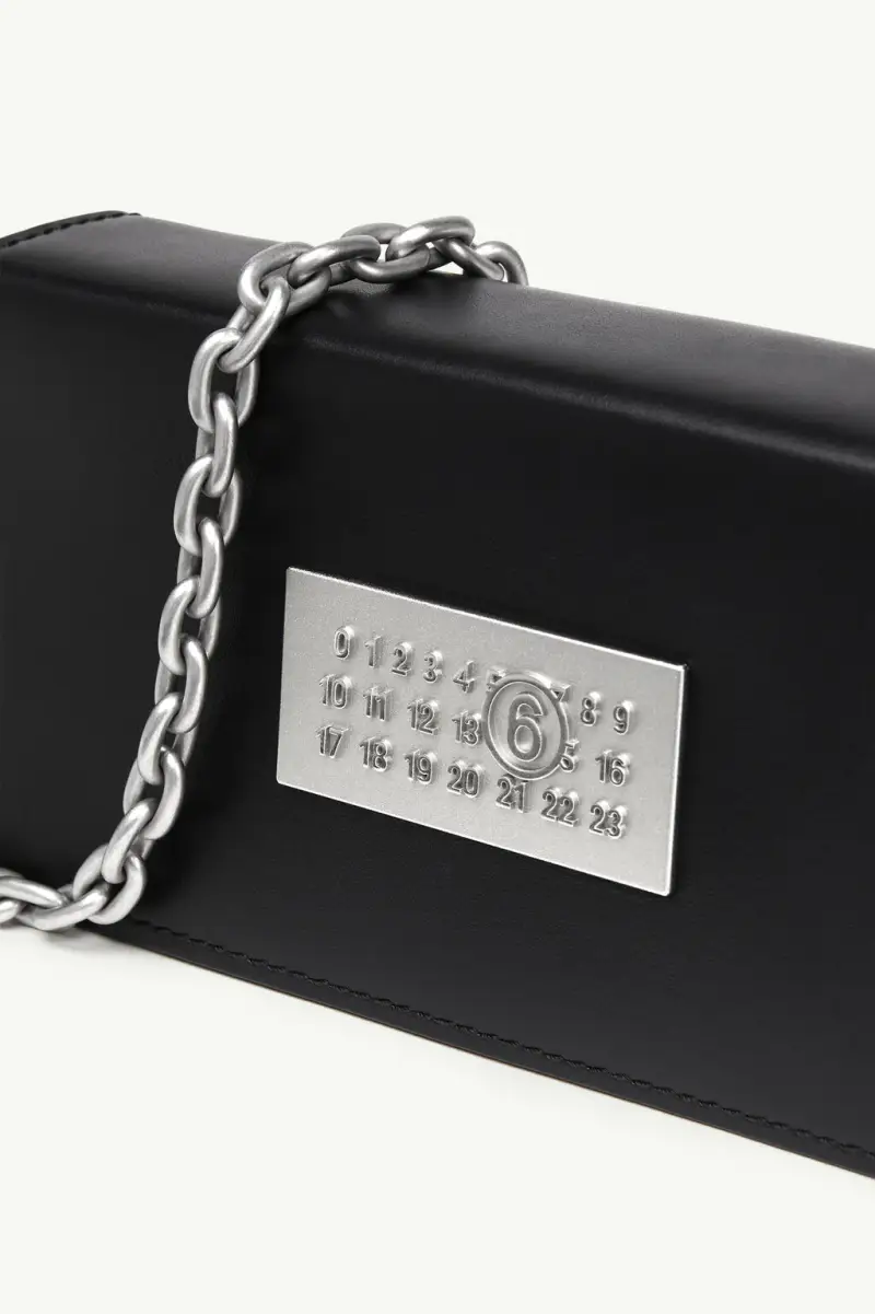 Numeric Chain Wallet nera miniatura 2