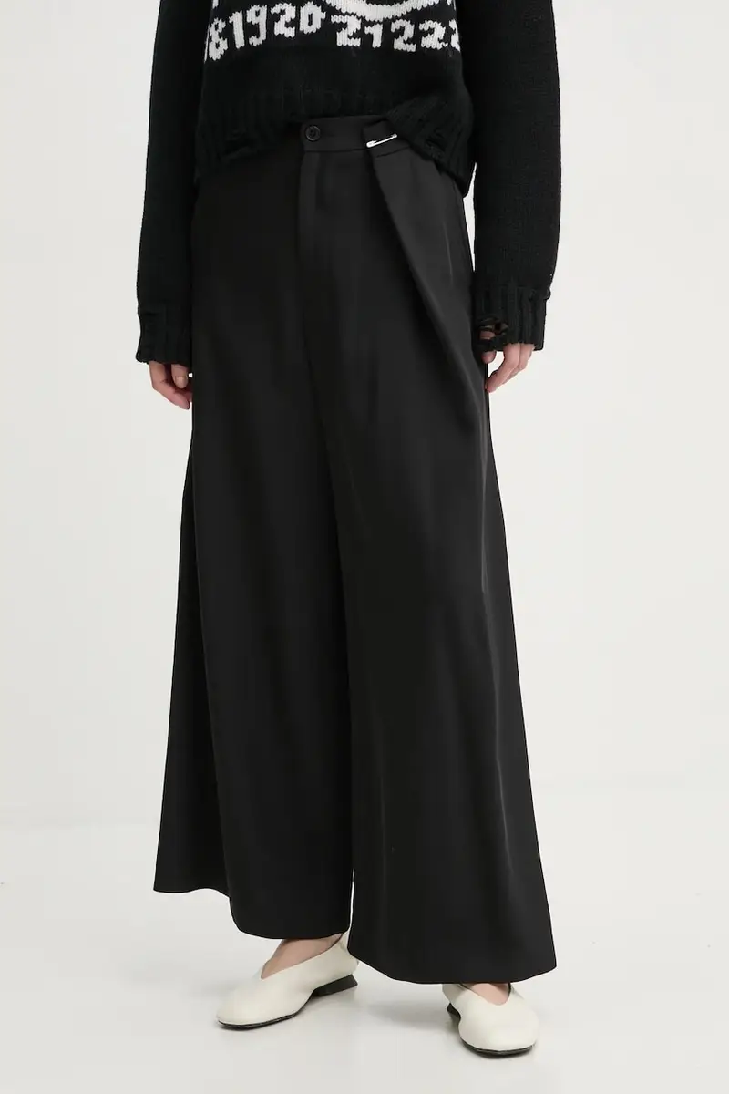 pantaloni donna colore nero S62KB0217.M35225