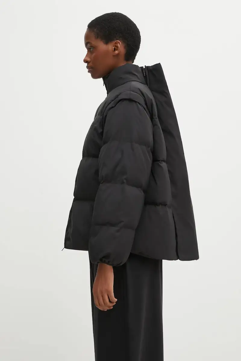 piumino colore nero S62AN0159.M35609.900 miniatura 2