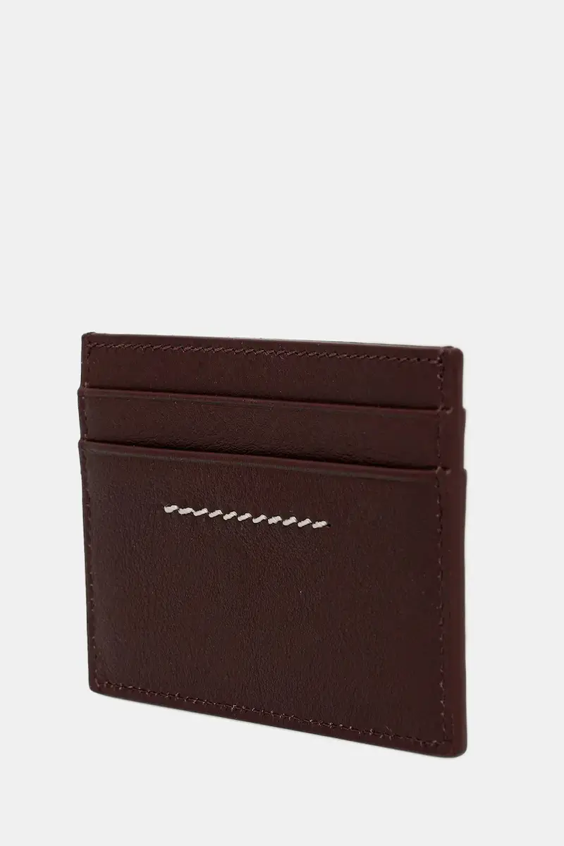 portacarte in pelle Granata miniatura 2