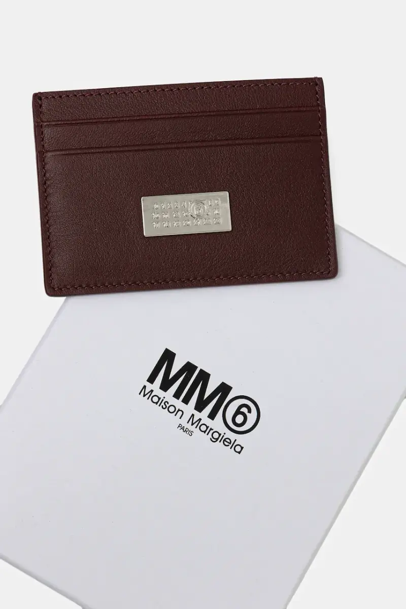 portacarte in pelle Granata miniatura 3