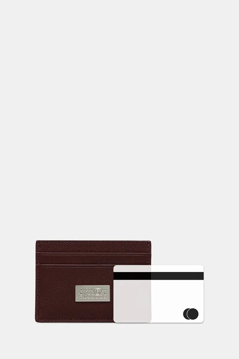 portacarte in pelle Granata miniatura 4