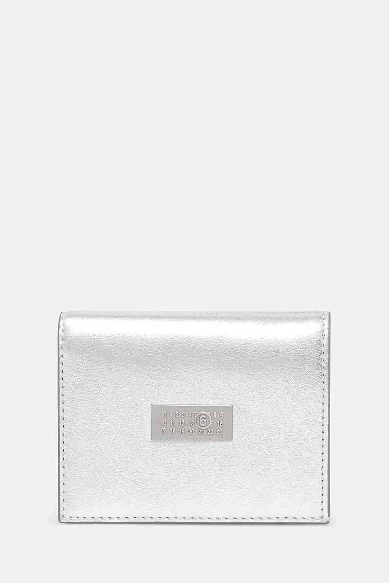 portafoglio in pelle Grigio