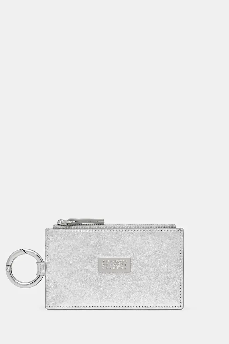 portafoglio in pelle Grigio