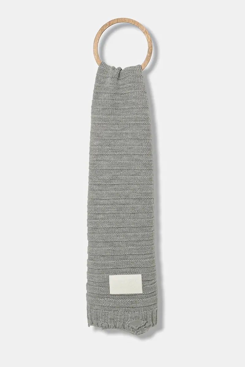 sciarpa in lana donna colore grigio S52TE0054.M13040.857M