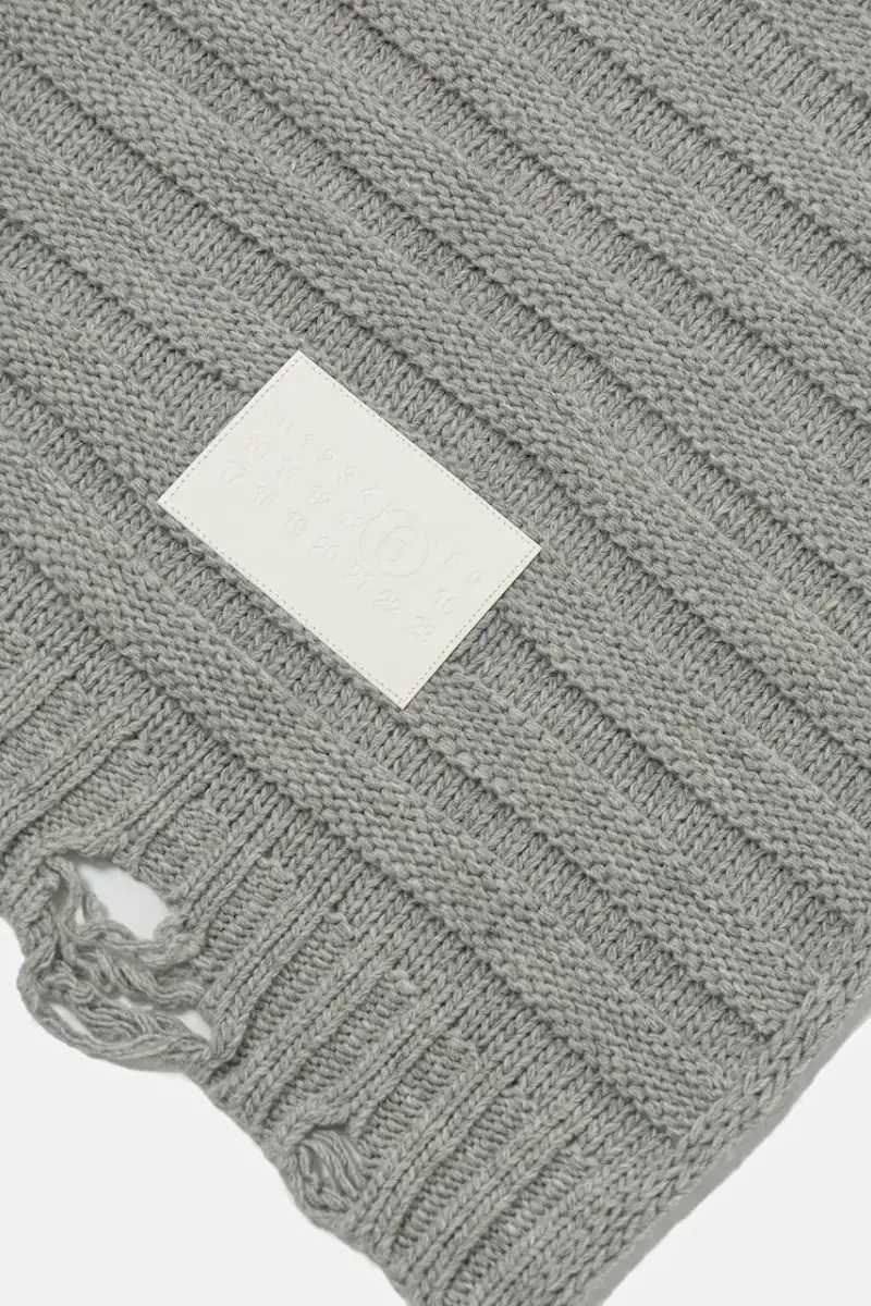 sciarpa in lana donna colore grigio S52TE0054.M13040.857M miniatura 2