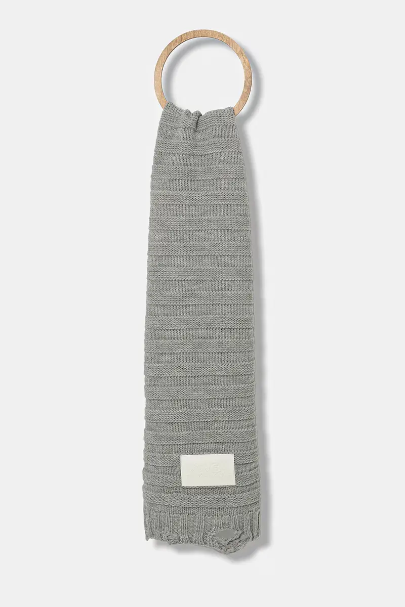 sciarpa in lana donna colore grigio S52TE0054.M13040.857M