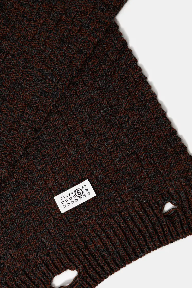 sciarpa in lana uomo colore marrone SH2TE0005.M13174.961 miniatura 2