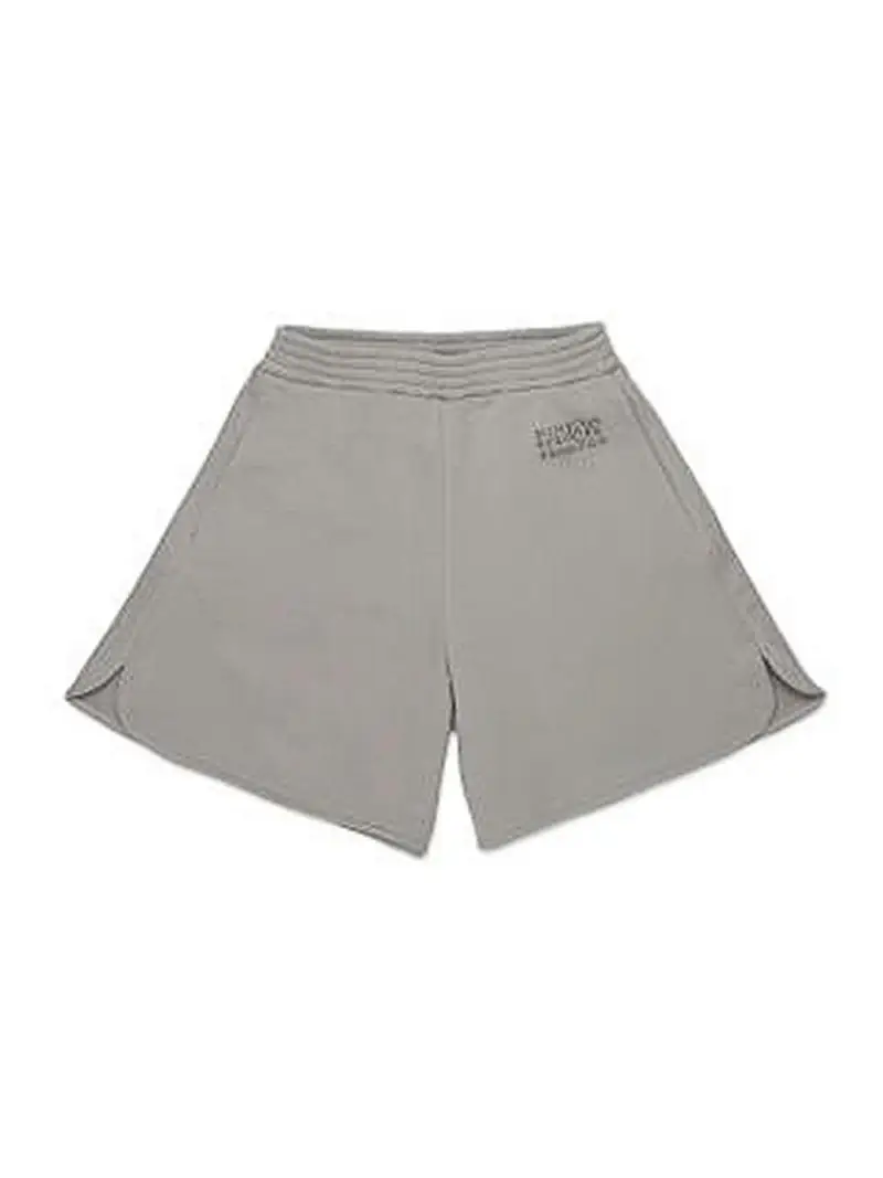Shorts Con Vita Elasticizzata Grigio