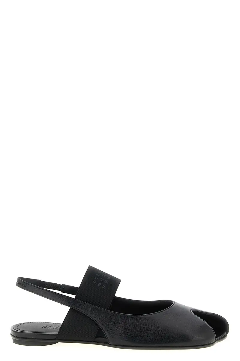 Slingback 'Opentoe Tabi' Nero