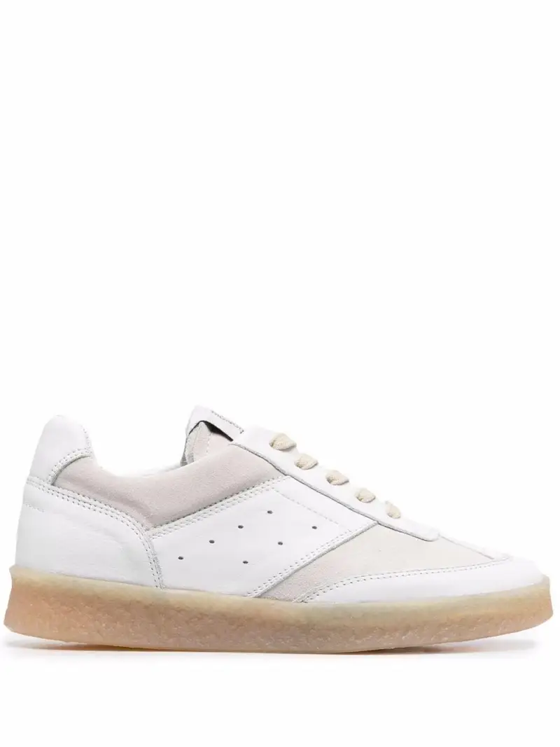 Sneakers 6 Court bianche Bianco
