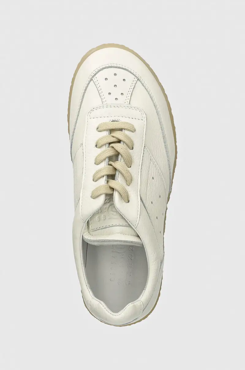 sneakers in pelle Bianco miniatura 4