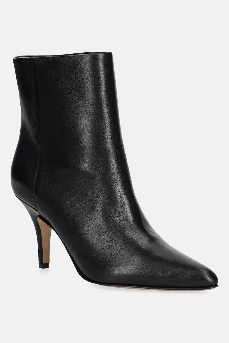 stivaletti alla caviglia in pelle donna colore nero S59WU0261.P6783.T8013