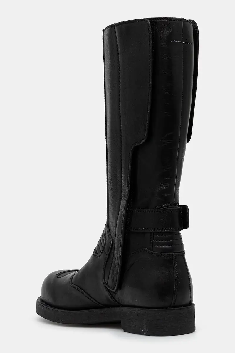 stivali alti in pelle colore nero SH3WW0006.P7431.T8013 miniatura 3