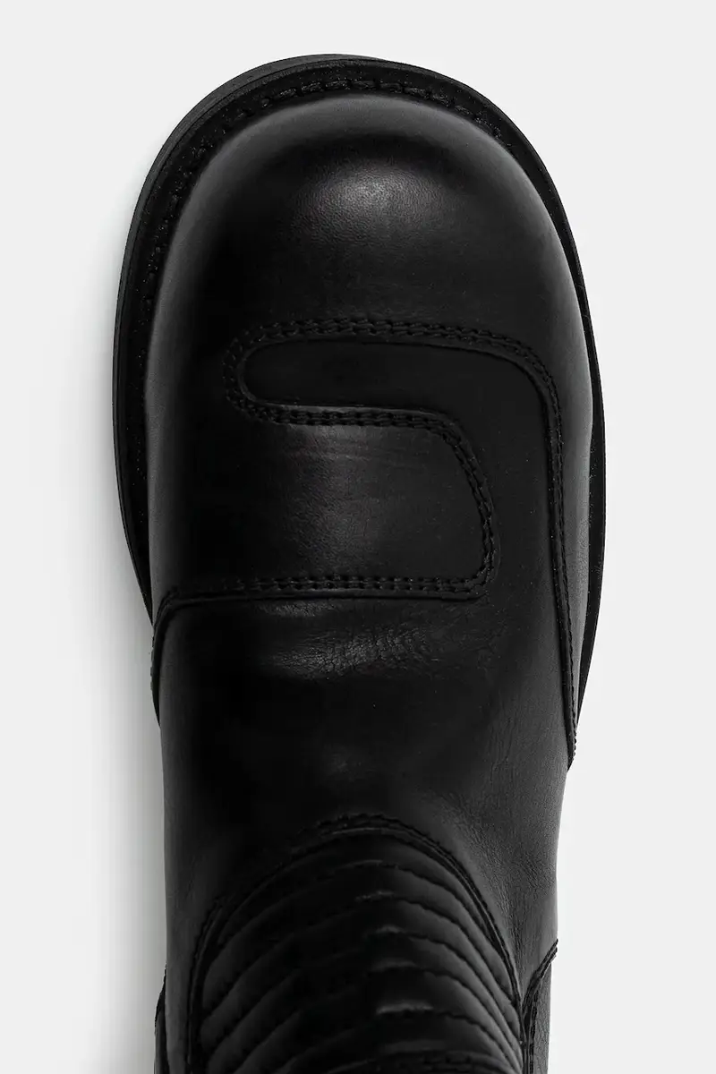 stivali alti in pelle colore nero SH3WW0006.P7431.T8013 miniatura 4