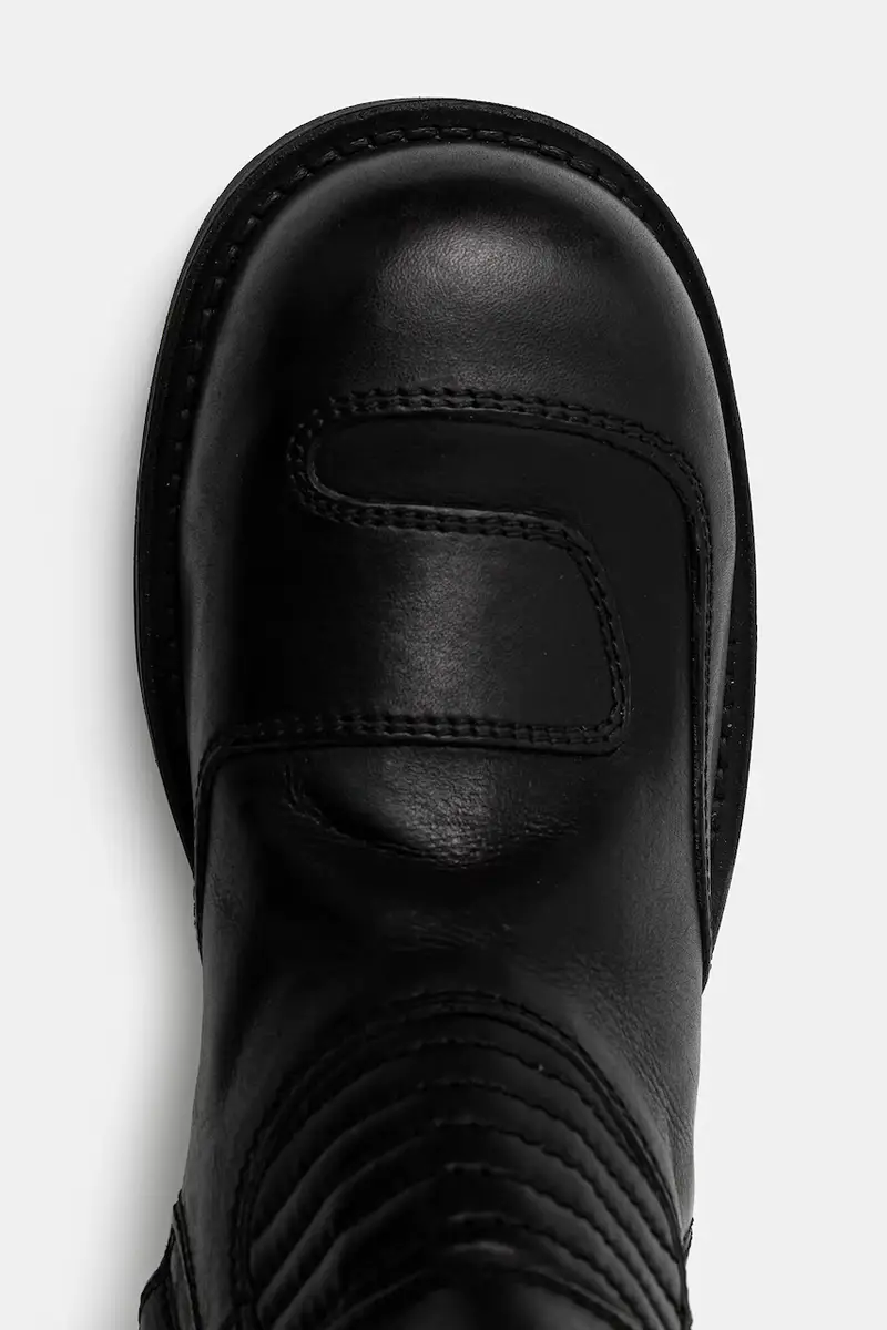 stivali in pelle donna colore nero S66WW0100.P7431.T8013 miniatura 4