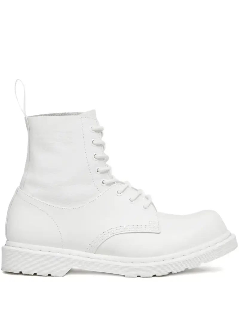 stivali MM6 x Dr Martens BIANCO