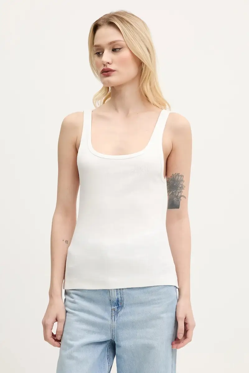 t-shirt in cotone colore bianco S52NL0070.M20054