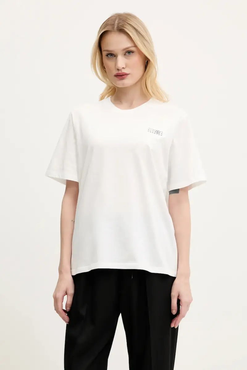 MM6 MAISON MARGIELA T-shirt Donna Bianco 2217536