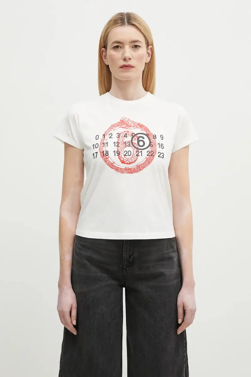 MM6 MAISON MARGIELA T-shirt Donna Bianco 2244819