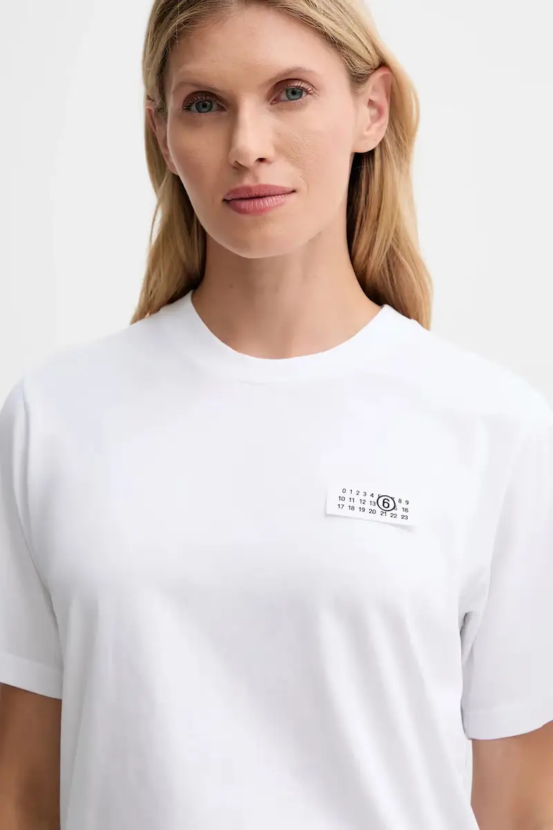 MM6 MAISON MARGIELA T-shirt Donna Bianco 3766290 miniatura 4