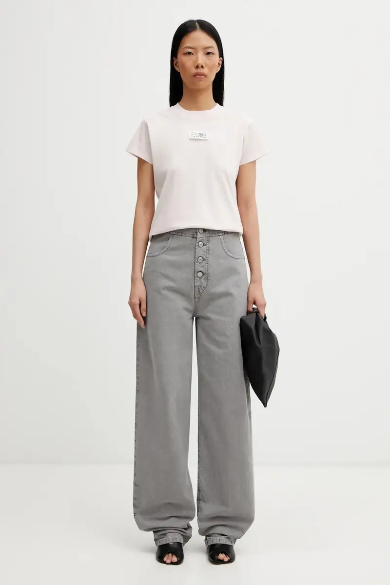 MM6 MAISON MARGIELA T-shirt Rosa 4136785 miniatura 5