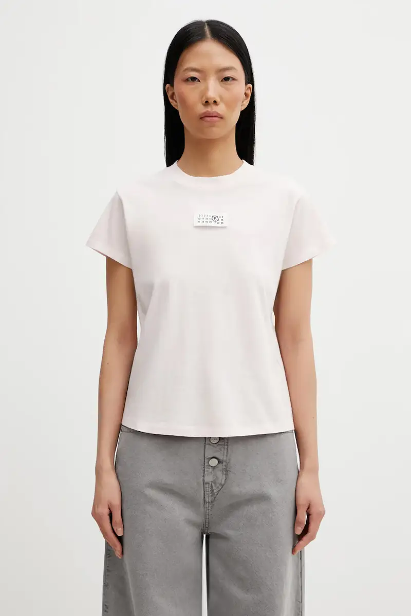 MM6 MAISON MARGIELA T-shirt Rosa 4136785