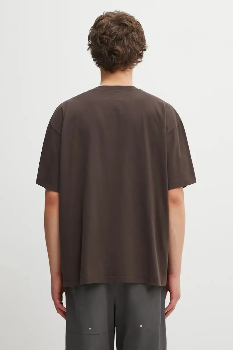 MM6 MAISON MARGIELA T-shirt Uomo Marrone 3103124 miniatura 3