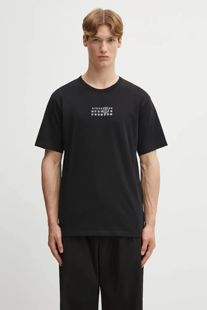 MM6 MAISON MARGIELA T-shirt Uomo Nero 2257818