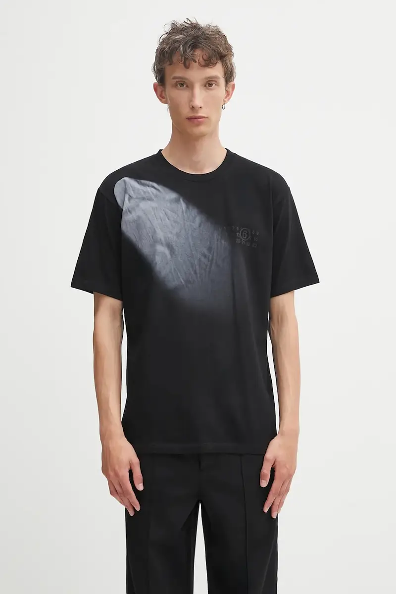 MM6 MAISON MARGIELA T-shirt Uomo Nero 2258495