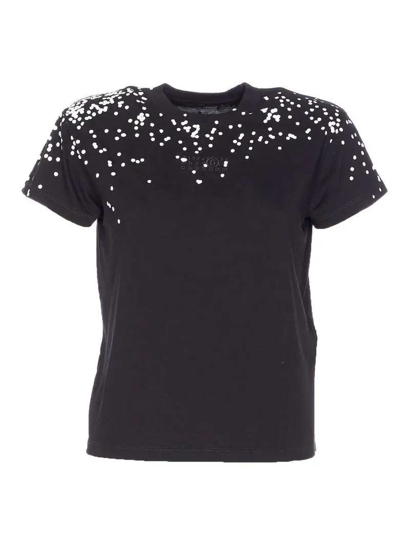 T-shirt nera Nero