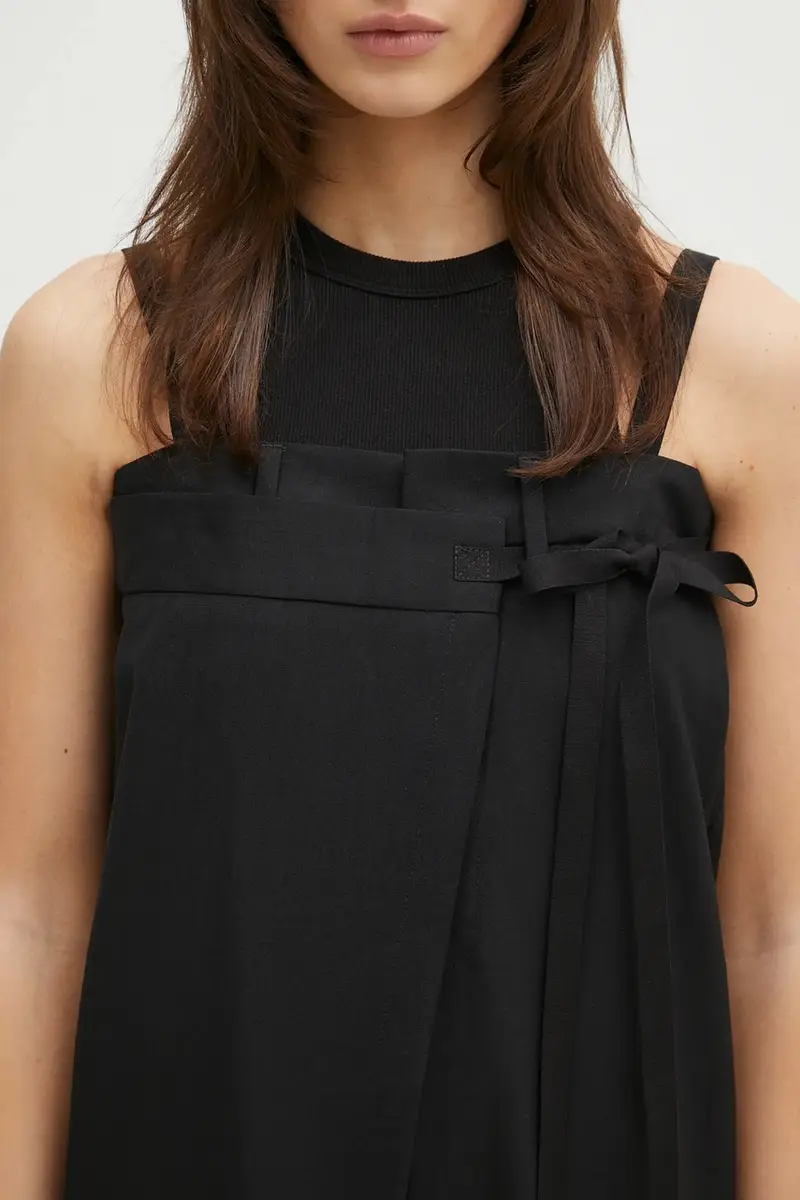 tuta in cotone Nero miniatura 4