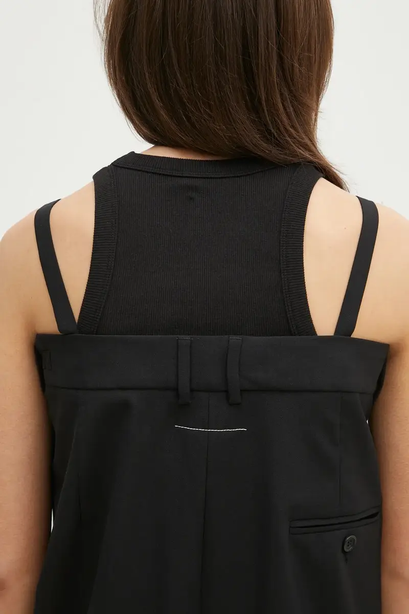 tuta in cotone Nero miniatura 5