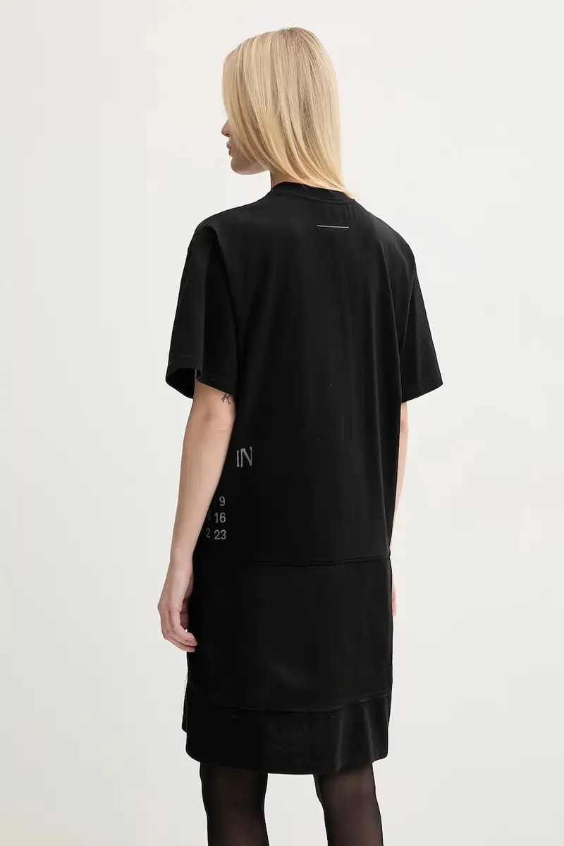 vestito colore nero S52DA0058.M20050 miniatura 3