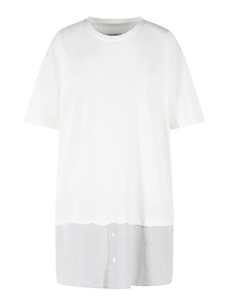 Vestito in cotone bianco