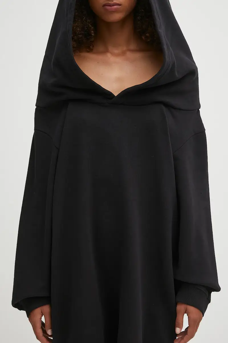 vestito in cotone colore nero S52DD0074.M25014.900 miniatura 4