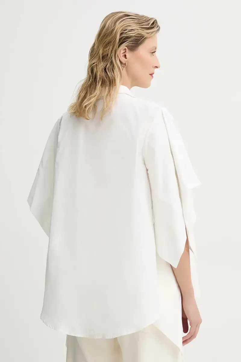 camicetta donna colore bianco MINA miniatura 3