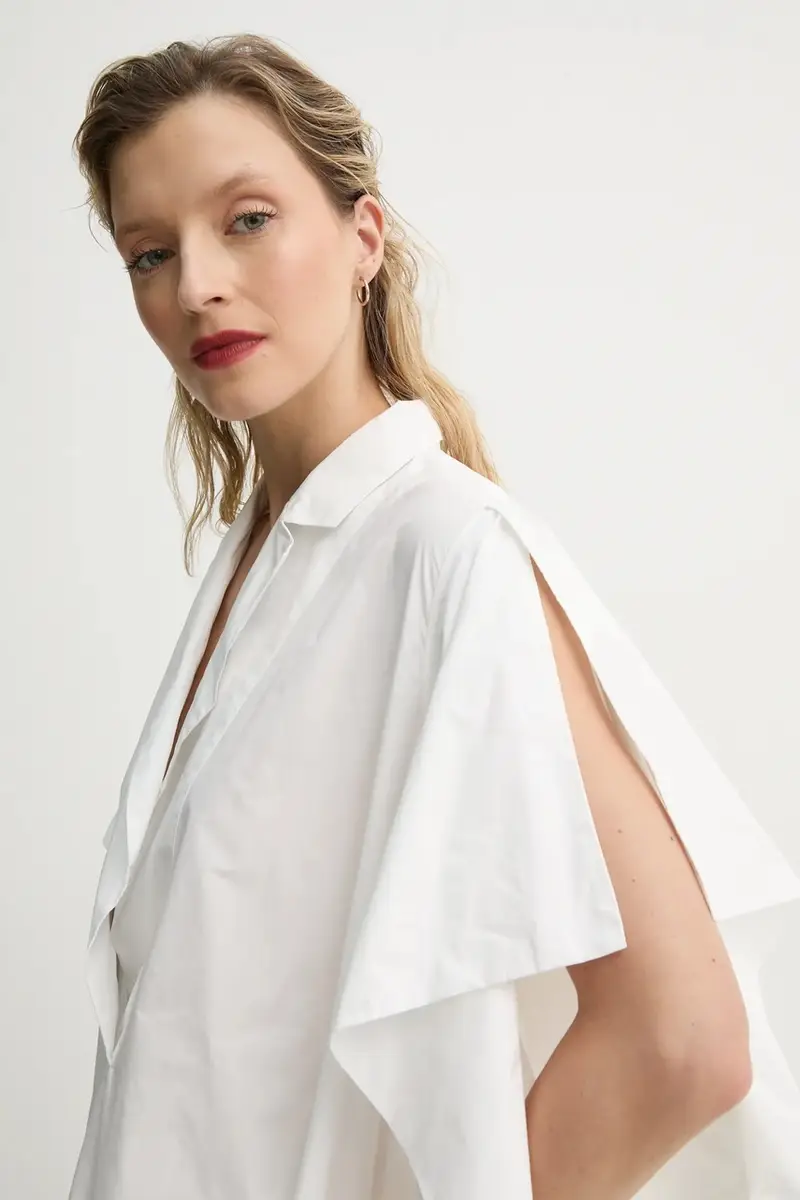 camicetta donna colore bianco MINA miniatura 5