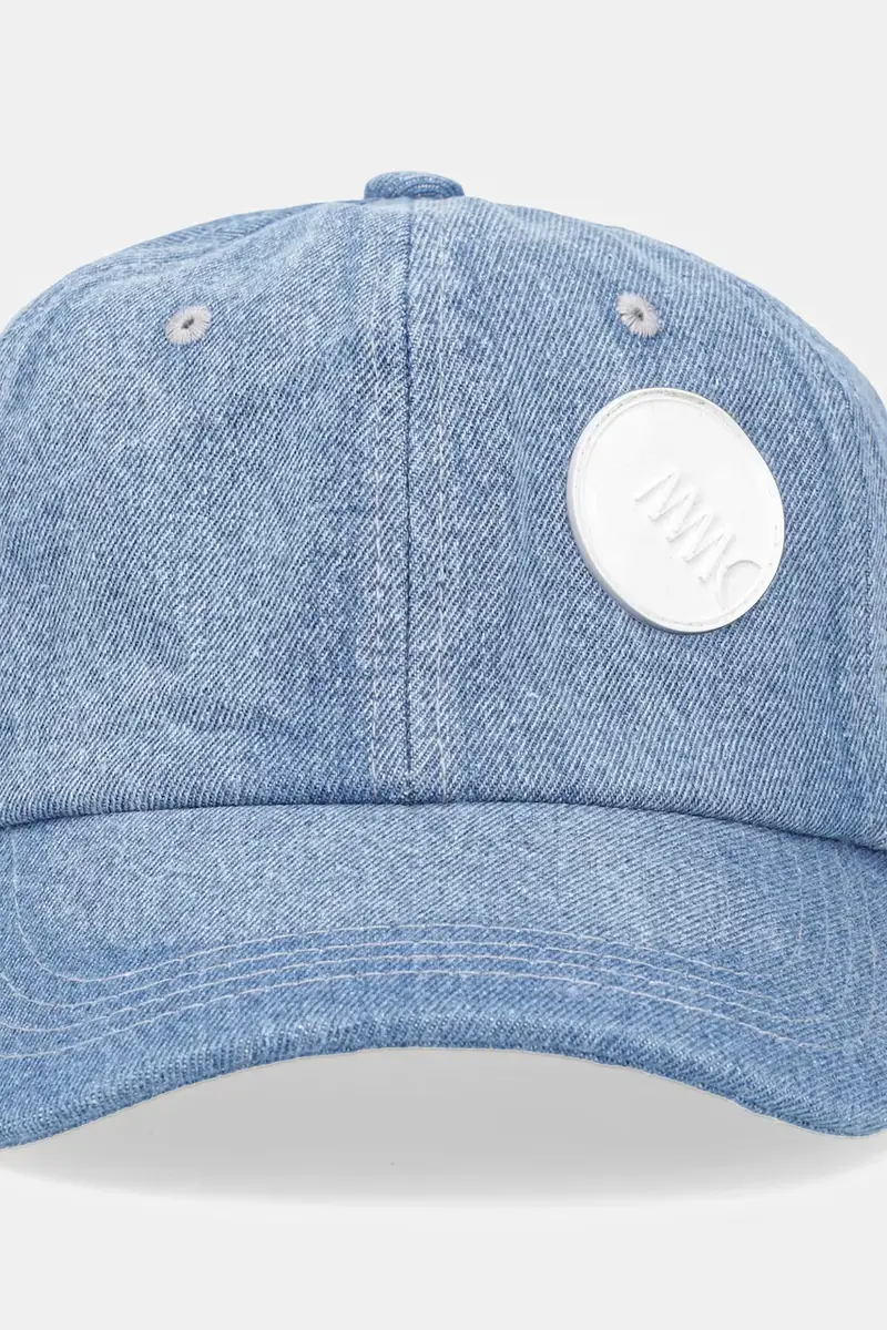 cappelo con visiera jeans colore blu navy con applicazione SPEED miniatura 2