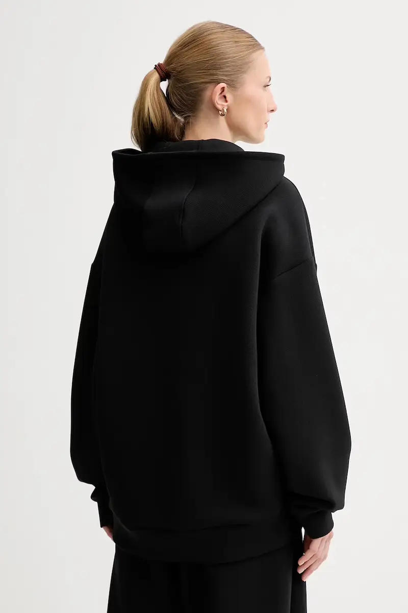 Mmc Studio Maglia nera con cappuccio miniatura 3