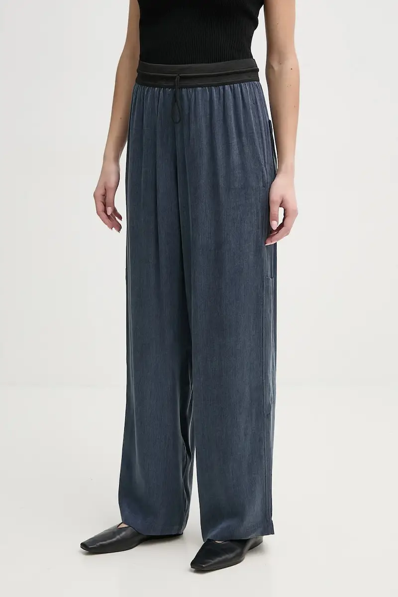 pantaloni donna colore blu NABIL.NEO