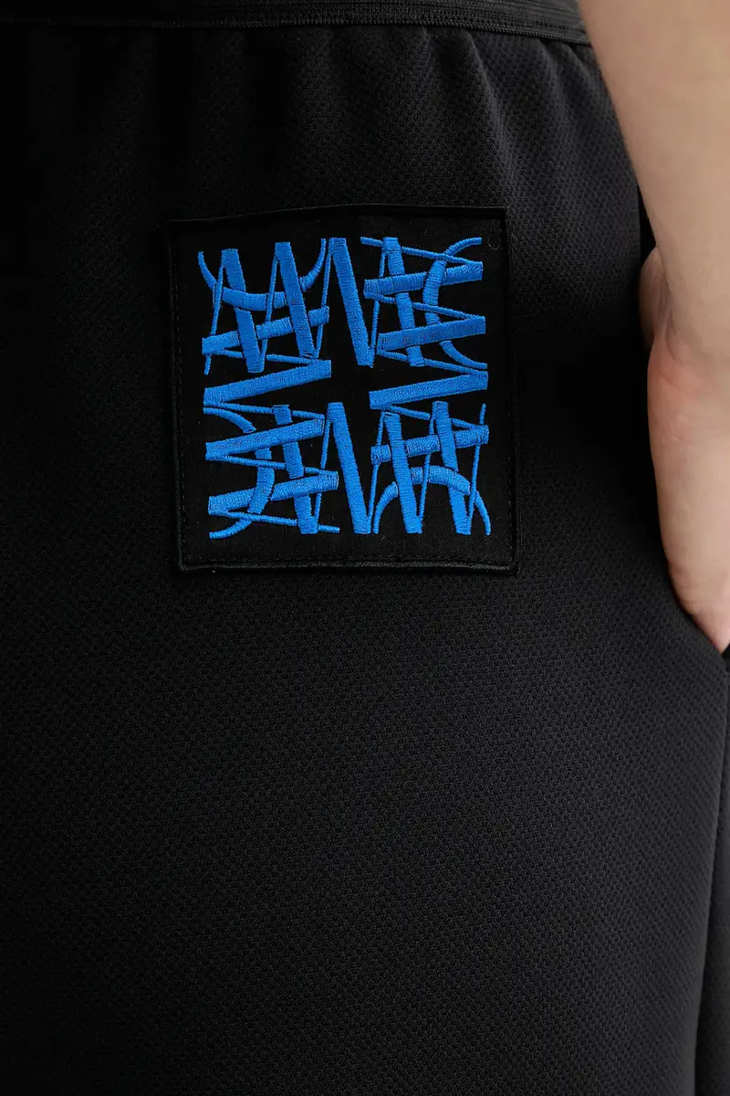 Mmc Studio Pantaloni larghi nero miniatura 4