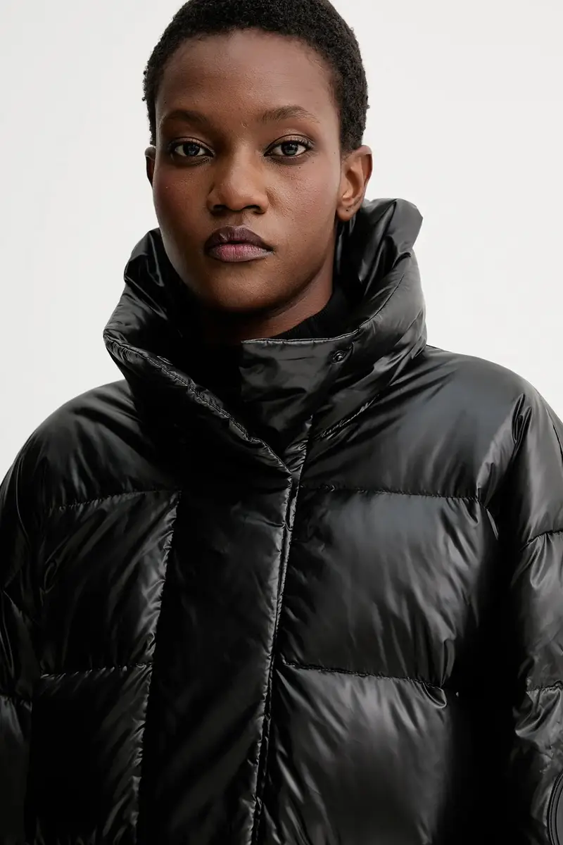 Mmc Studio Piumino Nero con Guanti Incorporati miniatura 4