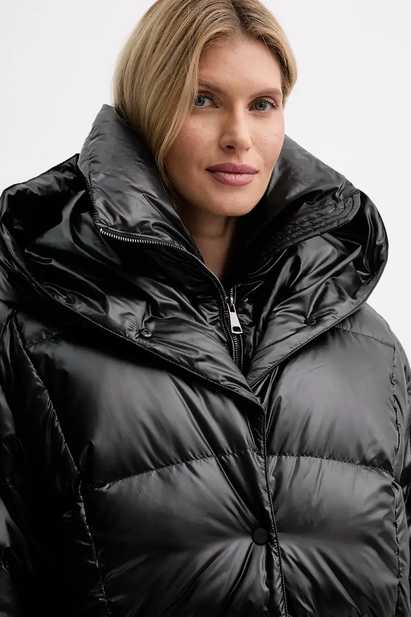 Mmc Studio Piumino nero per donna in nylon miniatura 4