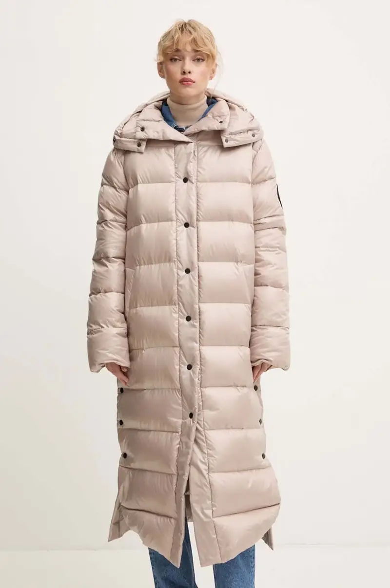 piumino PL donna colore beige ICELAND