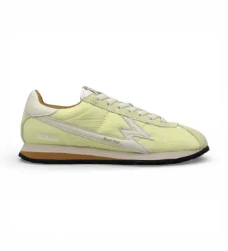 per donna FL205 Sneakers Flash gialle (36), Basso, Stringhe, Casual, Giallo Bianco