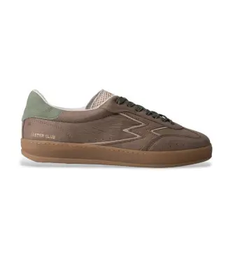 per uomo CL250M Sneakers Club in pelle marrone (40), Basso, Stringhe, Casual Verde