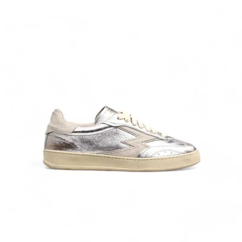 Sneaker Club argento laminato