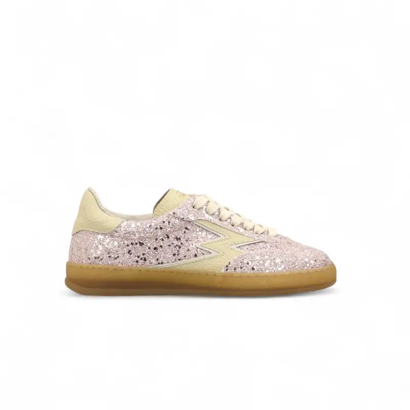 Sneaker Club Glitter Rosa Tenue