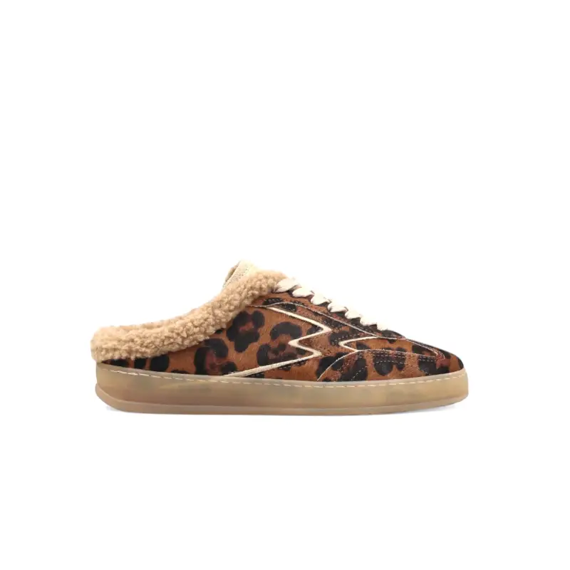 SNEAKER CLUB MULE DELUXE LEOPARDO
